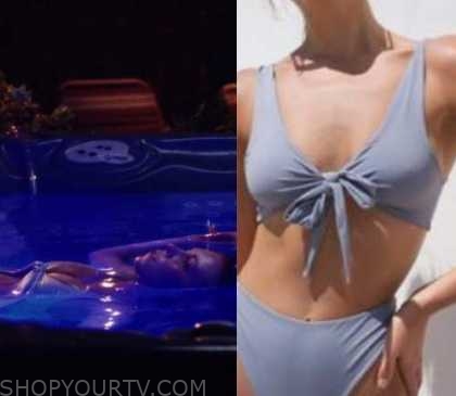 Euphoria: Season 2 Episode 2 Cassie's Purple Tie Front Bikini