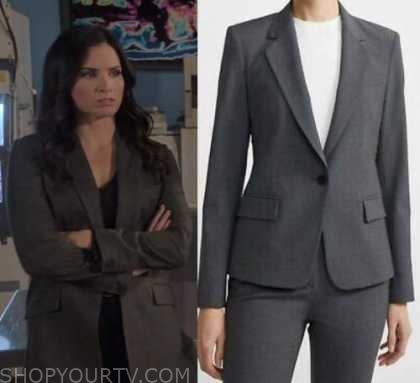 NCIS: Season 19 Episode 10 Jessica's Grey Blazer | Shop Your TV