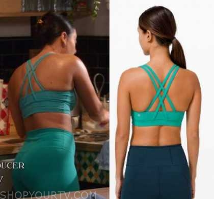 How I Met Your Father: Season 1 Episode 2 Valentina's Teal Cross Back Bra