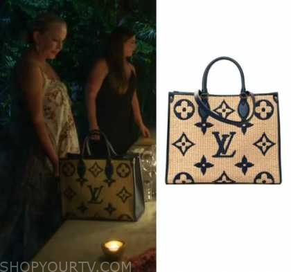 Louis Vuitton Silk Lucky Monogram Rose Pop Scarf worn by Heather Dubrow as  seen in The Real Housewives of Orange County (S17E04)