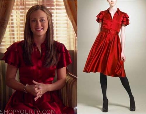 Gossip Girl Season 2 Episode 9 Blair s Red Dress Shop Your TV