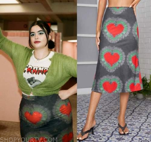 O Mighty One Love Long Dress worn by Kat Hernandez (Barbie Ferreira) as  seen in Euphoria (S02E06)