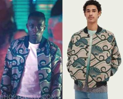 Bel-Air Olly Sholotan S01 E01 Jacquard Bomber Jacket