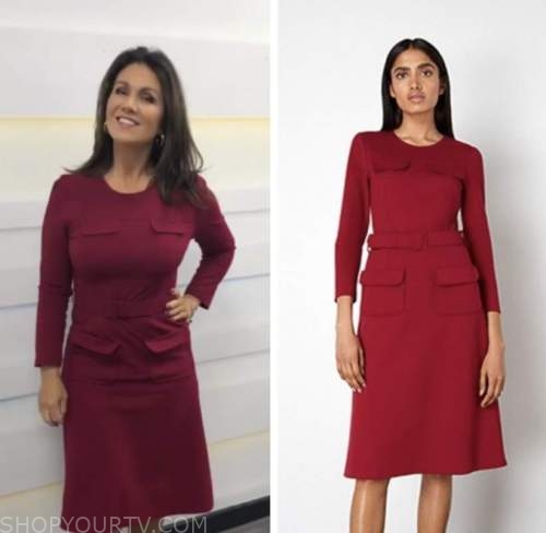 Good Morning Britain: February 2022 Susanna Reid's Red Dress | Fashion ...