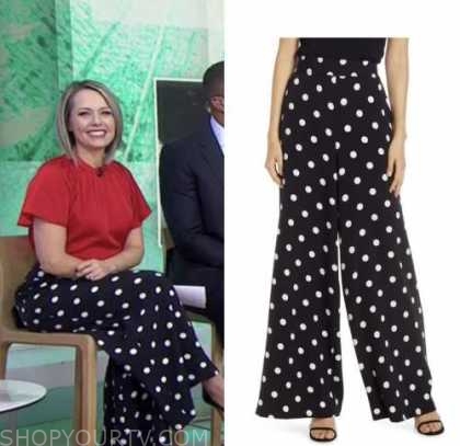 Polka Dot Wide Leg Pants - A Day In The Lalz