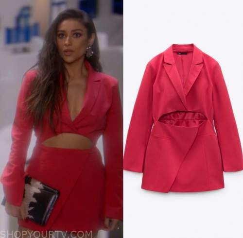 Dollface: Season 2 Episode 10 Stella's Cut Out Blazer Dress | Shop Your TV