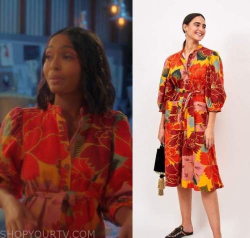 Grown-ish: Season 4 Episode 12 Zoey's Printed Dress | Shop Your TV