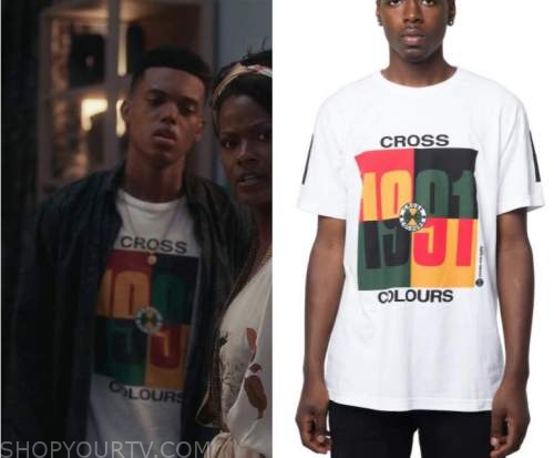 Bel-Air: Season 1 Episode 2 Will's Cross Colours Graphic Tee | Shop Your TV