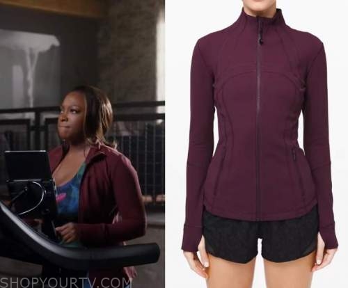 Queens: Season 1 Episode 12 Jill's Burgundy jacket | Shop Your TV