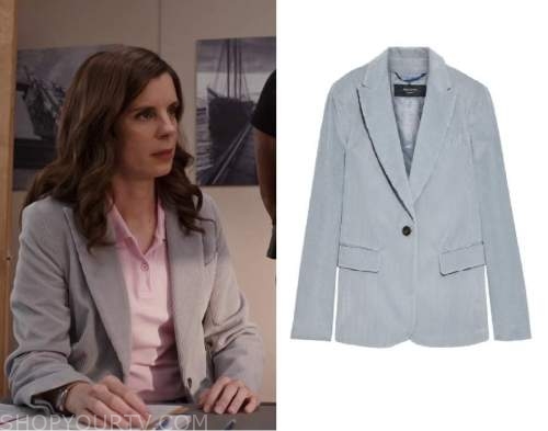 Pretty Hard Cases Season 2 Episode 5 Samanthas Grey Cord Blazer Shop Your Tv 4063