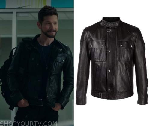 The Resident: Season 5 Episode 13 Conrad's Leather Jacket | Shop Your TV