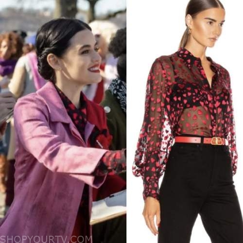 Katy Keene: Season 1 Episode 13 Katy's heart blouse | Shop Your TV