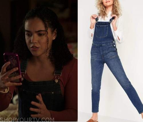 4400: Season 1 Episode 13 Mariah's Dark Wash Overalls | Shop Your TV