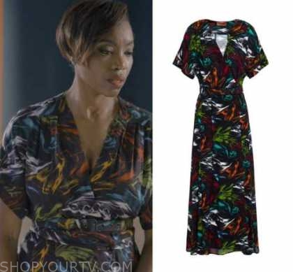 Sweet Magnolias: Season 2 Episode 10 Helen's Printed Midi Dress | Shop ...