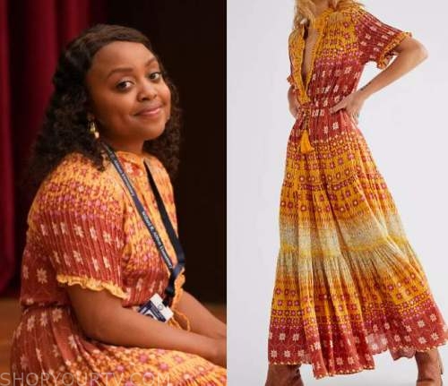 Abbott Elementary: Season 1 Episode 10 Janine's Printed Dress | Shop ...