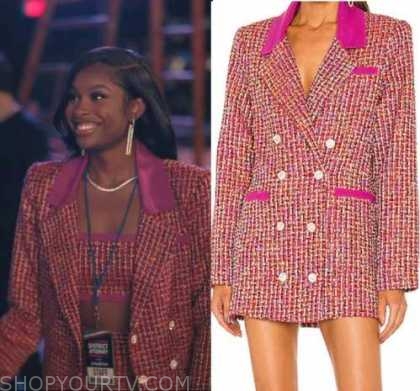 Bel-Air: Season 1 Episode 9 Hilary's Tweed Blazer | Shop Your TV