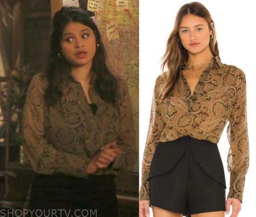 Charmed: Season 4 Episode 3 Mel's Paisley Blouse | Shop Your TV