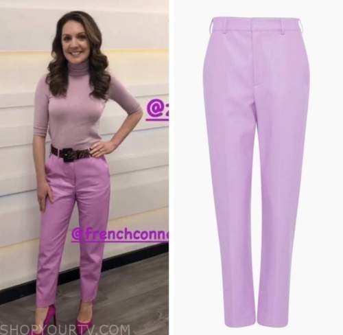 Good Morning Britain: March 2022 Laura Tobin's Purple Pink Pants