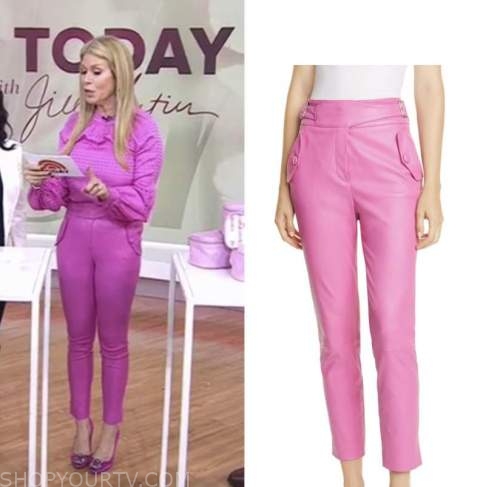 The Today Show: March 2022 Jill Martin's Hot Pink Leather Pants | Shop ...