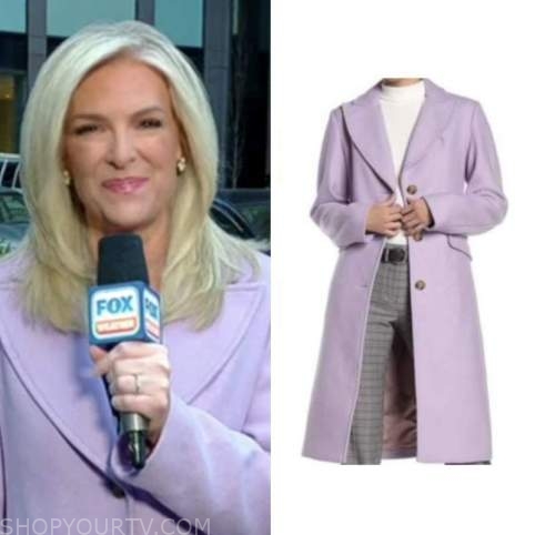 Fox and Friends: March 2022 Janice Dean's Lavender Purple Coat | Shop ...