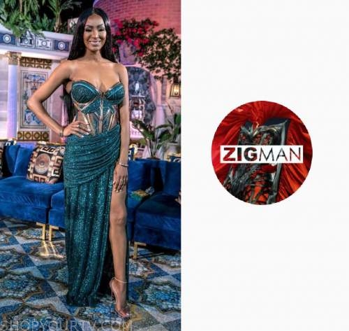 WornOnTV: Guerdy's chain reunion dress on The Real Housewives of