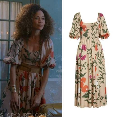 Good Trouble: Season 4 Episode 2 Lena's Floral Shirred Dress | Shop Your TV