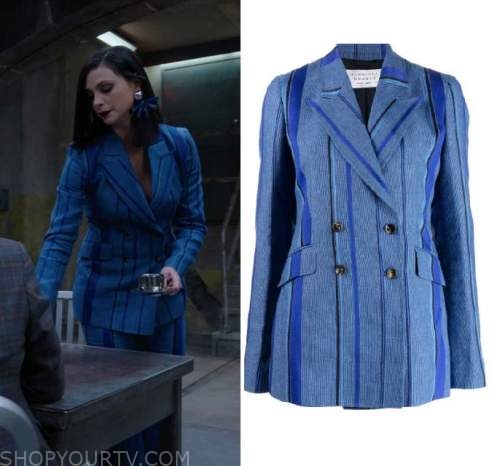 The Endgame 2022 Morena Baccarin Blue Coat