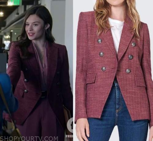 Good Trouble: Season 4 Episode 3 Liza's Double Breasted Blazer | Shop ...