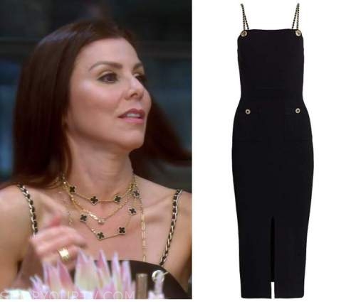 WornOnTV: Heather's black embroidered LV patch blazer on The Real  Housewives of Orange County, Heather Dubrow