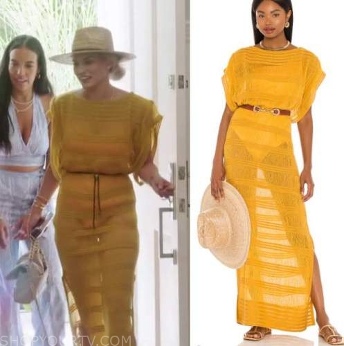 Summer House: Season 6 Episode 10 Lindsay's Yellow Coverup Dress | Shop ...