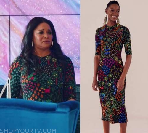 The Rookie: Season 4 Episode 16 Mixed Floral Print Dress | Shop Your TV