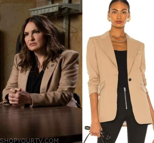 Law and Order SVU: Season 23 Episode 16 Olivia's Beige Blazer | Shop ...