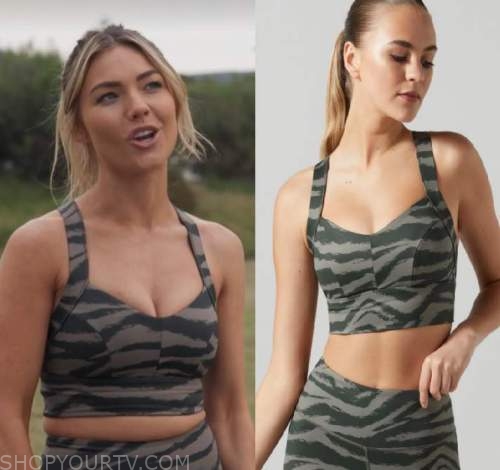 Onzie Chic Bra - Moss Camo