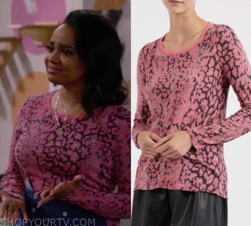 Call Me Kat: Season 2 Episode 15 Randi's Leopard Pink Top | Shop Your TV