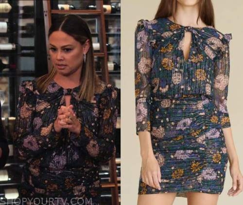 The Ultimatum: Season 1 Episode 2/3 Vanessa's Metallic Floral Dress ...