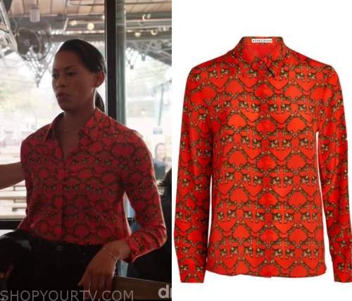 Walker: Season 2 Episode 15 Printed Blouse | Shop Your TV