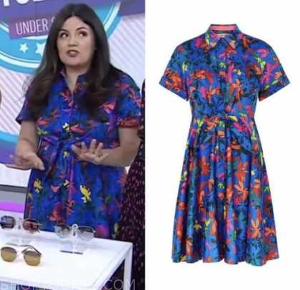 The Today Show: April 2022 Adrianna Barrionuevo Brach's Blue Floral ...