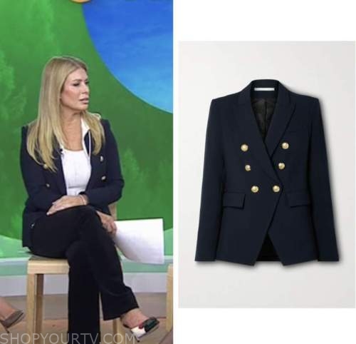 The Today Show: April 2022 Jill Martin's Navy Blue Double Breasted ...