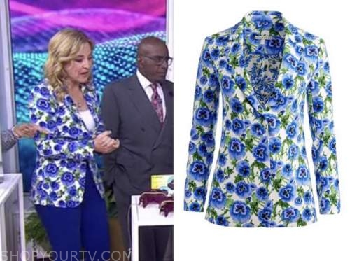 The Today Show: April 2022 Jennifer Jolly's Blue and White Floral ...