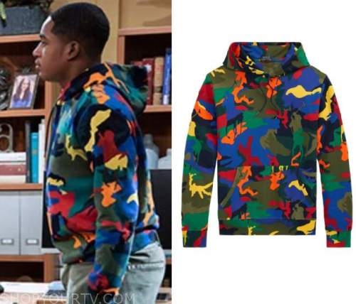 Ravens Home Season 5 Episode 5 Bookers Rainbow Camo Hoodie Shop Your Tv 3037