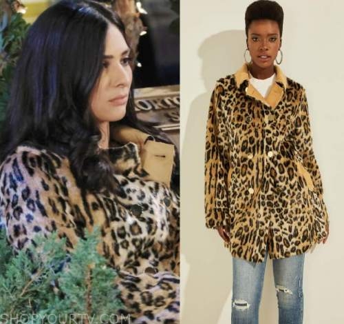 Days Of Our Lives: April 2022 Gabi's Leopard Print Coat | Shop Your