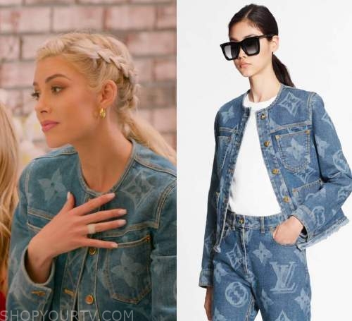 2021 Blurry Giant Monogram Denim Jacket