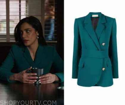 Law and Order: Season 21 Episode 6 Sam's Teal Blazer | Shop Your TV