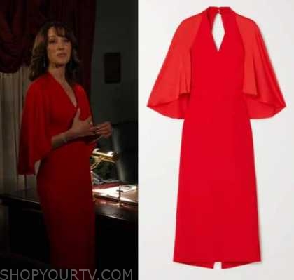 Law and Order Organized Crime: Season 2 Episode 17 Red V Neck Cape ...