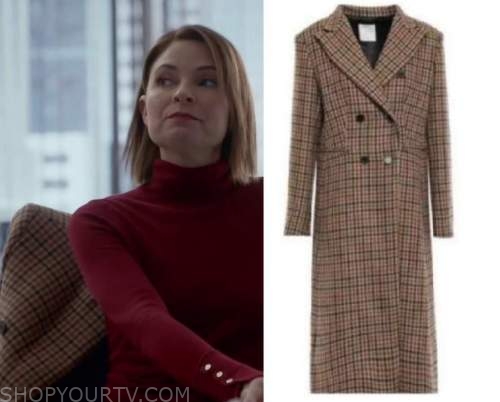 Bull: Season 6 Episode 19 Taylor's Plaid Coat | Shop Your TV