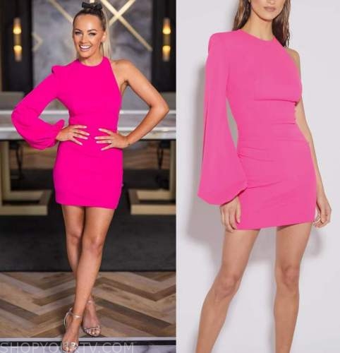 The Celebrity Apprentice (AU): Season 6 Samantha Jade's Pink Dress ...