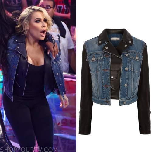 LA Knight Blue Jacket on NXT L Leather Jacket Man Celebrity 