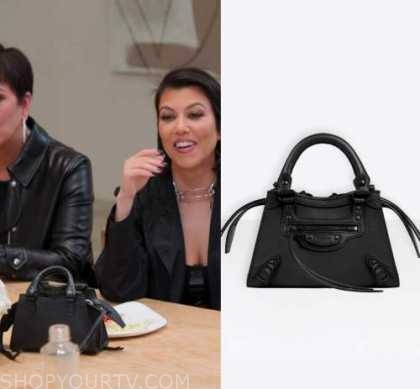 Kourtney Kardashian juggles Reign and $1,910 LV purse