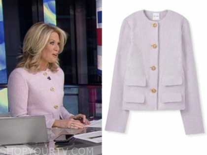 The Story: May 2022 Martha MacCallum's Purple Tweed Jacket | Shop Your TV