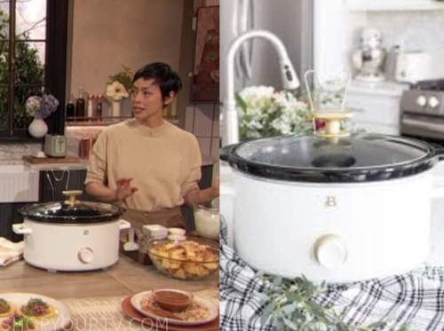 Drew Barrymore Show: May 2022 Pilar Valdes's White 8QT Slow Cooker